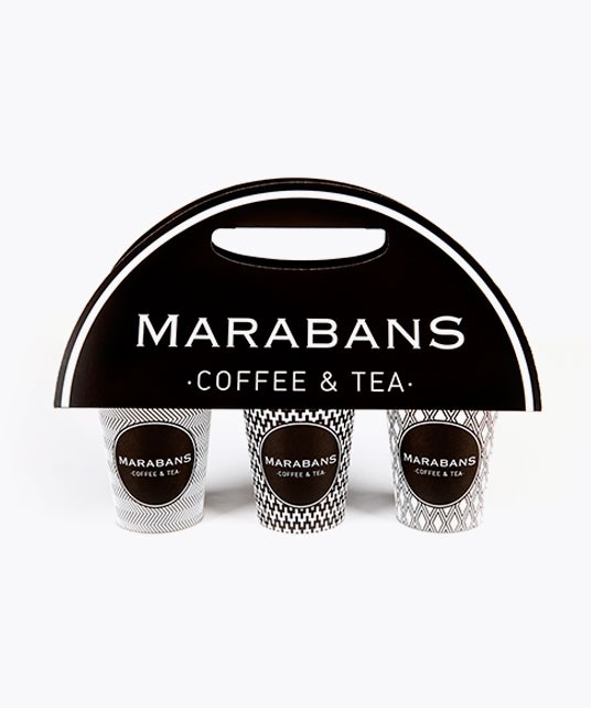 vasos café para llevar biodegradables diseño marabans special edition
