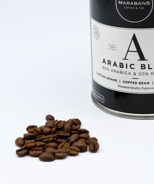 Café en grano Arabic Blend Marabans - Bote 250 gramos - Comprar