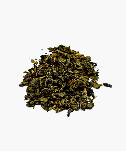 Touareg green tea Marabans on leaf