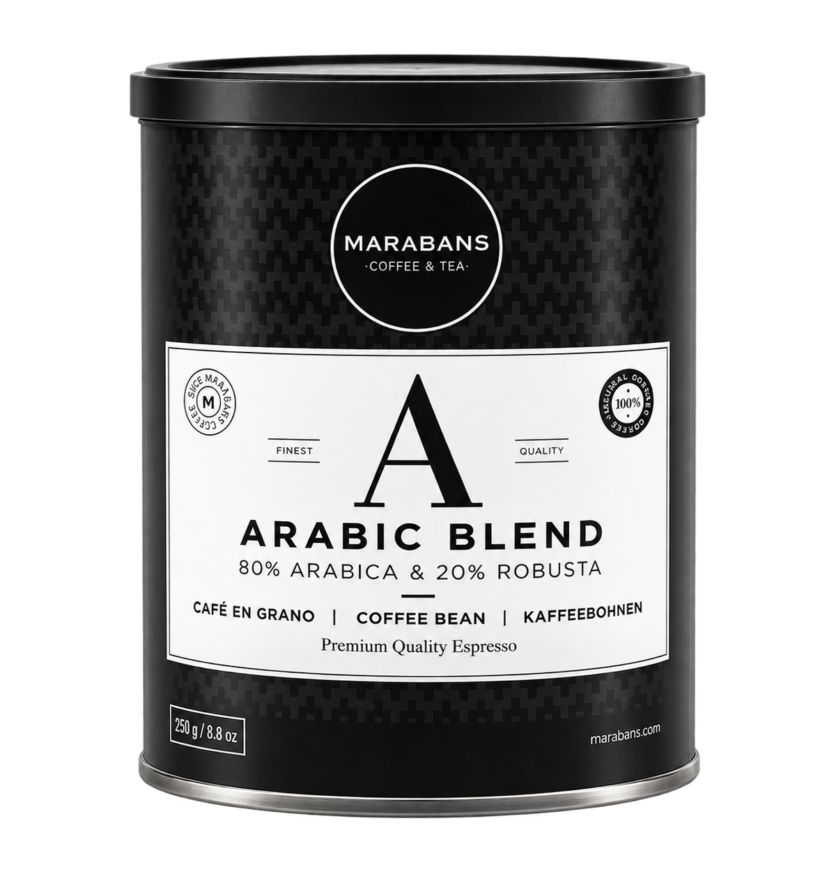 Back to School Pack: 2 × Arabic Blend Whole Bean & Ground 250 g + Travel Mug