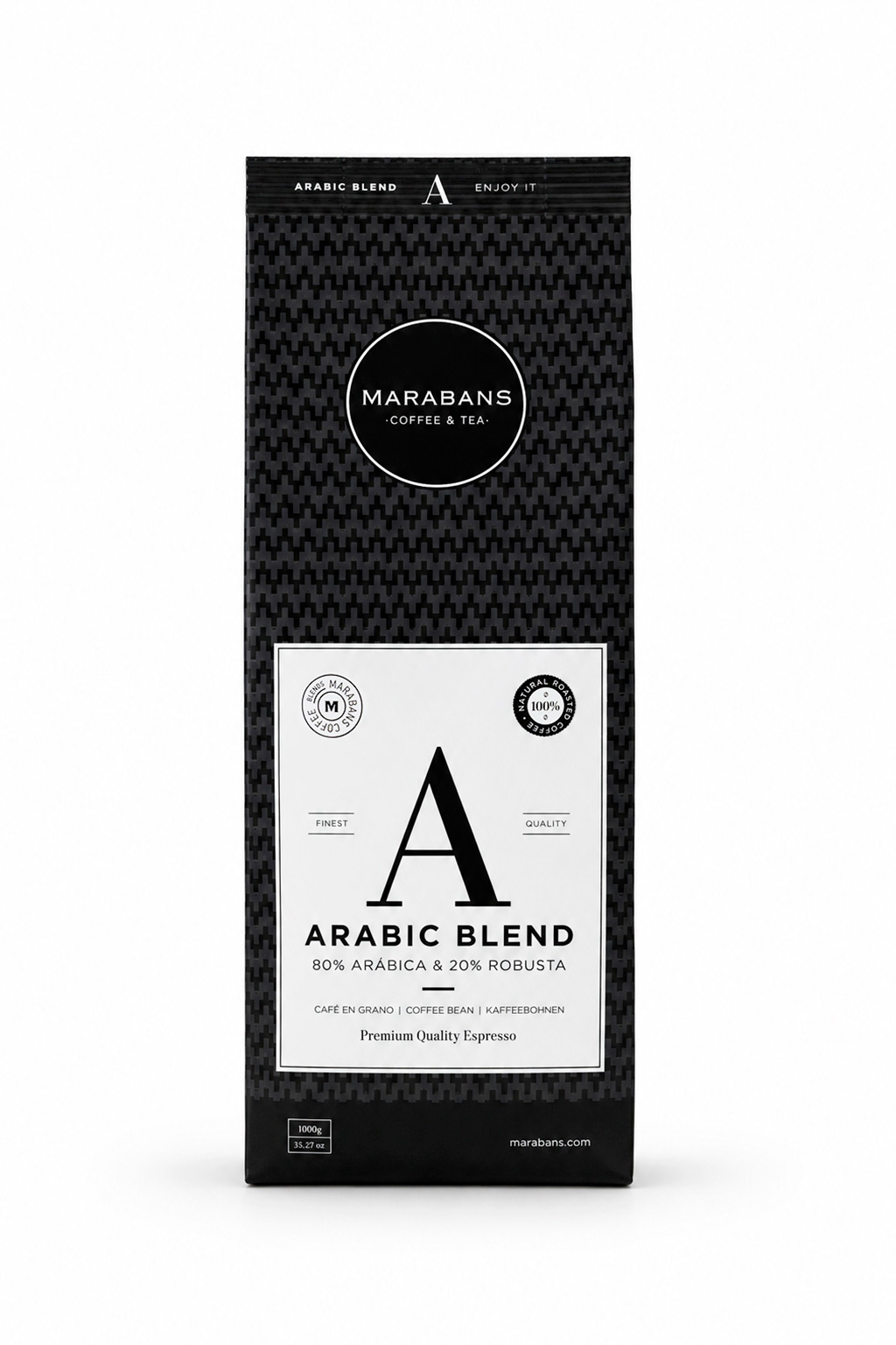 Café Blend de arábica en grano