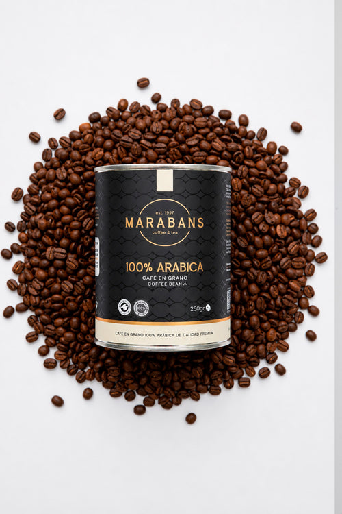 Café 100% arábica en grano Marabans - origen Brasil