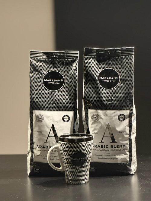 Café Blend de arábica en grano