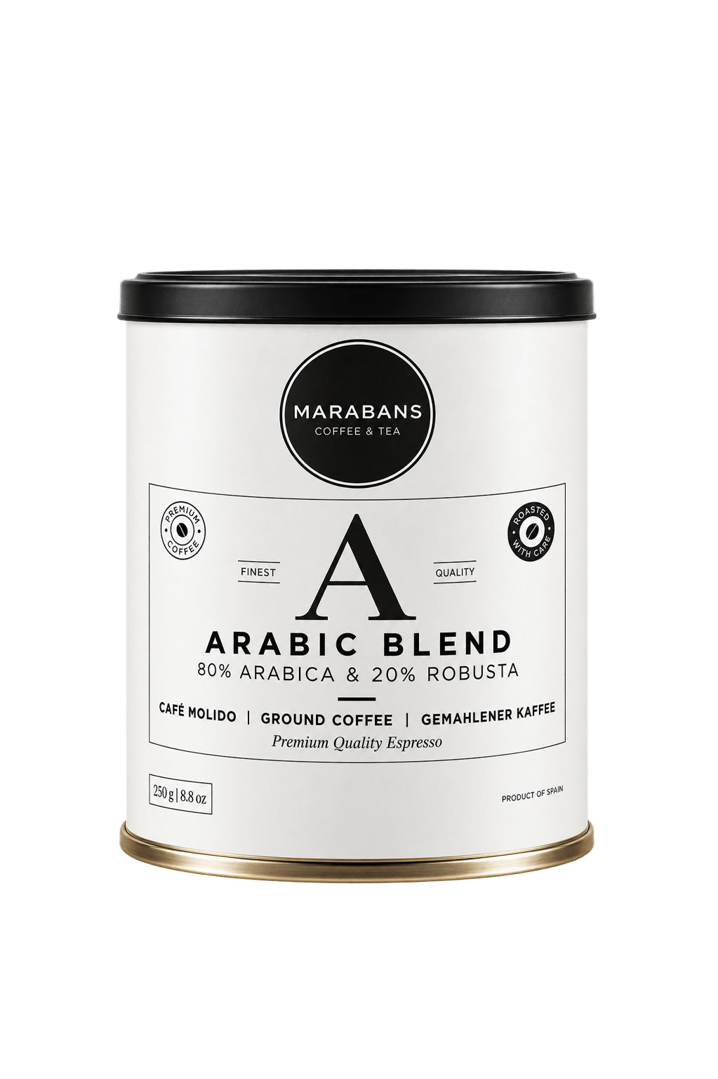 Café Marabans blend de arábica molido, 250 g
