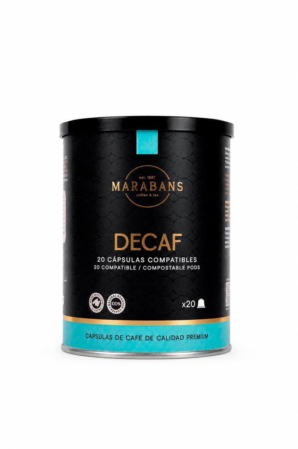 Café en cápsulas descafeinado