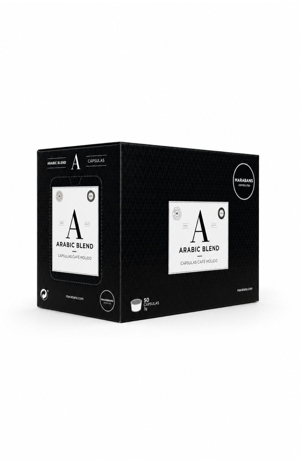 Caja de cápsulas de café Marabans compatibles Espresso Point
