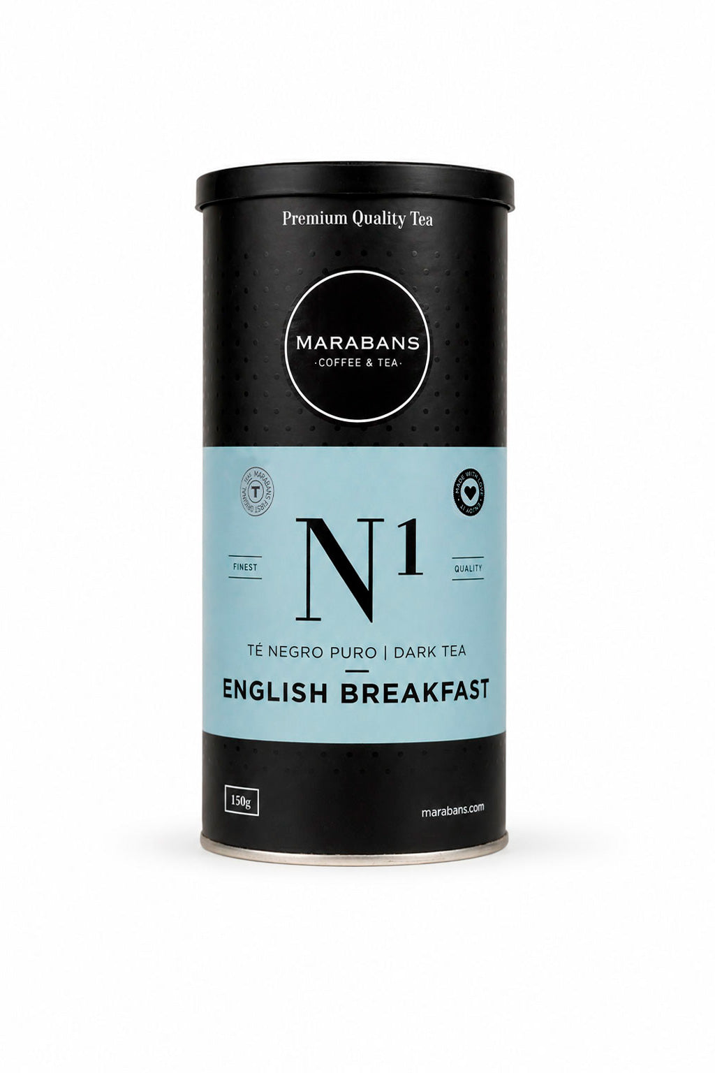 Té negro English Breakfast Marabans en hoja