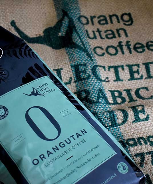 OrangUtan Café en grano Marabans - detalle